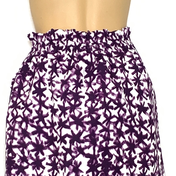 J Crew womens skirt 4 cotton sidewalk mini purple - Picture 6 of 8